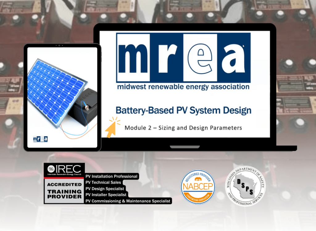 Off-Grid PV System Load Analysis & Design (PV 420)