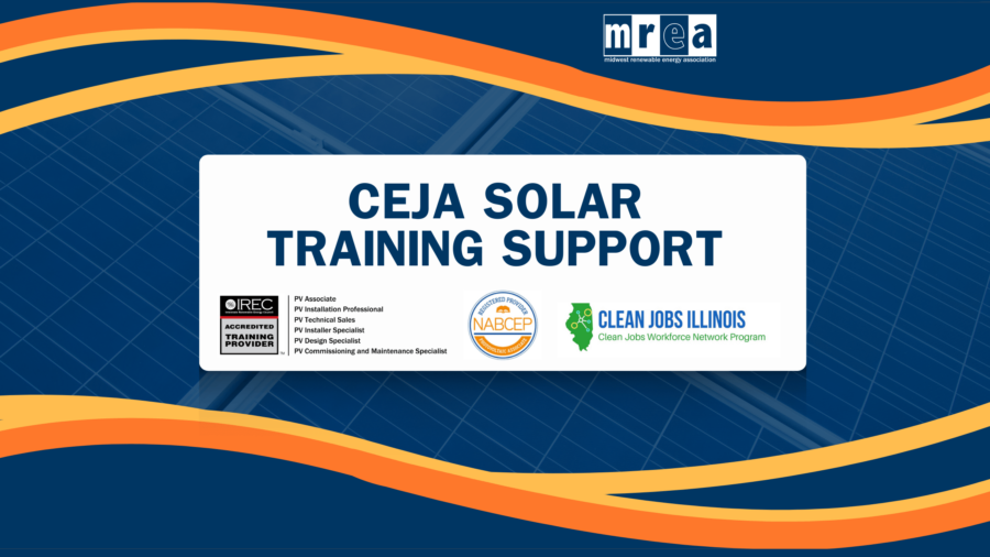 MREA Offers Solar Training Support to CEJA Applicants and Awardees