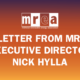 A Letter From MREA Executive Director Nick Hylla