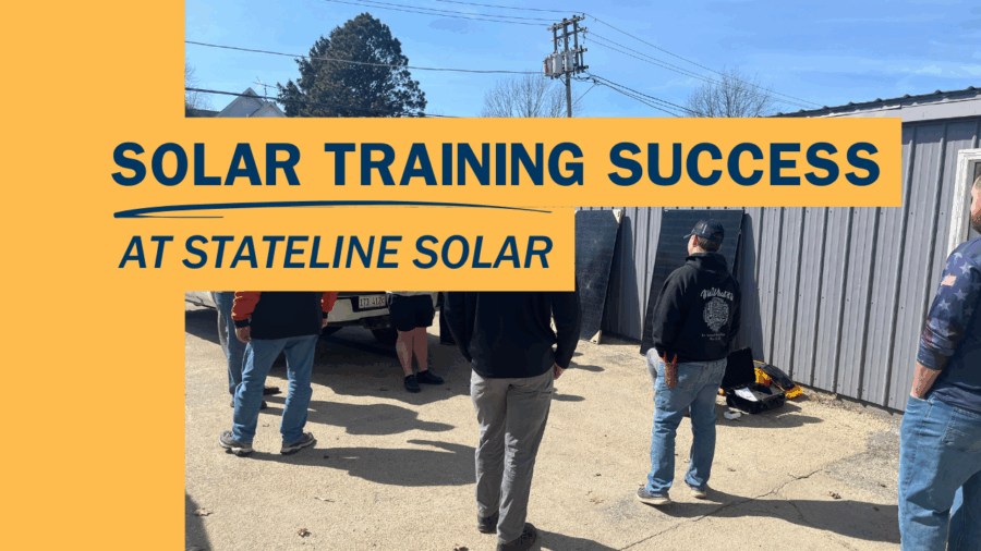 Solar Training Success at Stateline Solar