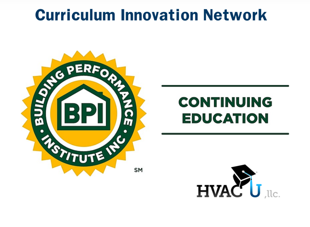 HVAC U: BPI CEUs Package