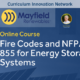NFPA 855 and Fire Codes for Energy Storage Requirements (PV 163)